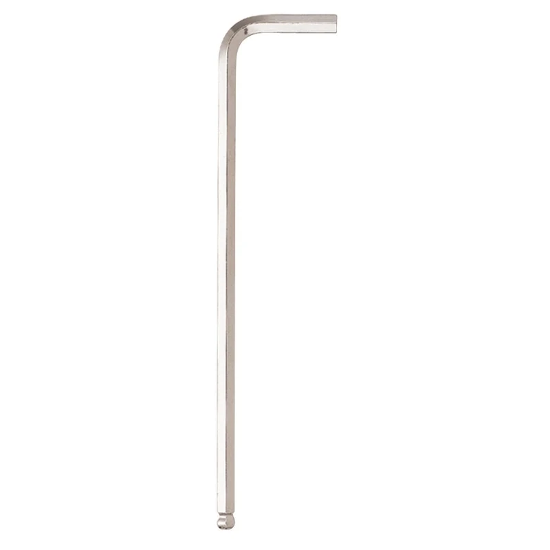 Bondhus 16907 1/8" x 3.8" Ball End Tip Hex Key L-Wrench with BriteGuard Finish, Tagged and Barcoded, Long Arm, 10 Pack